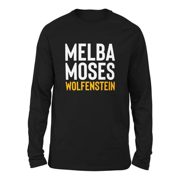 Melba Moses Wolfenstein Men/Unisex Drop Shoulder Sweatshirt in Black color